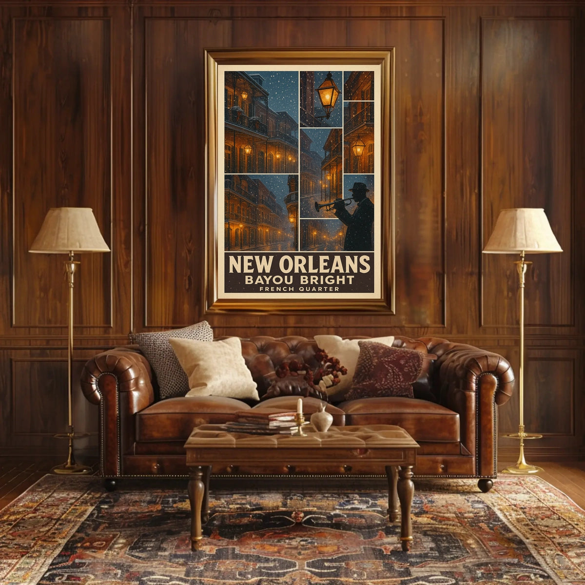 New Orleans Bayou Bright Poster