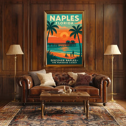 Discover Naples The Paradise Coast Poster