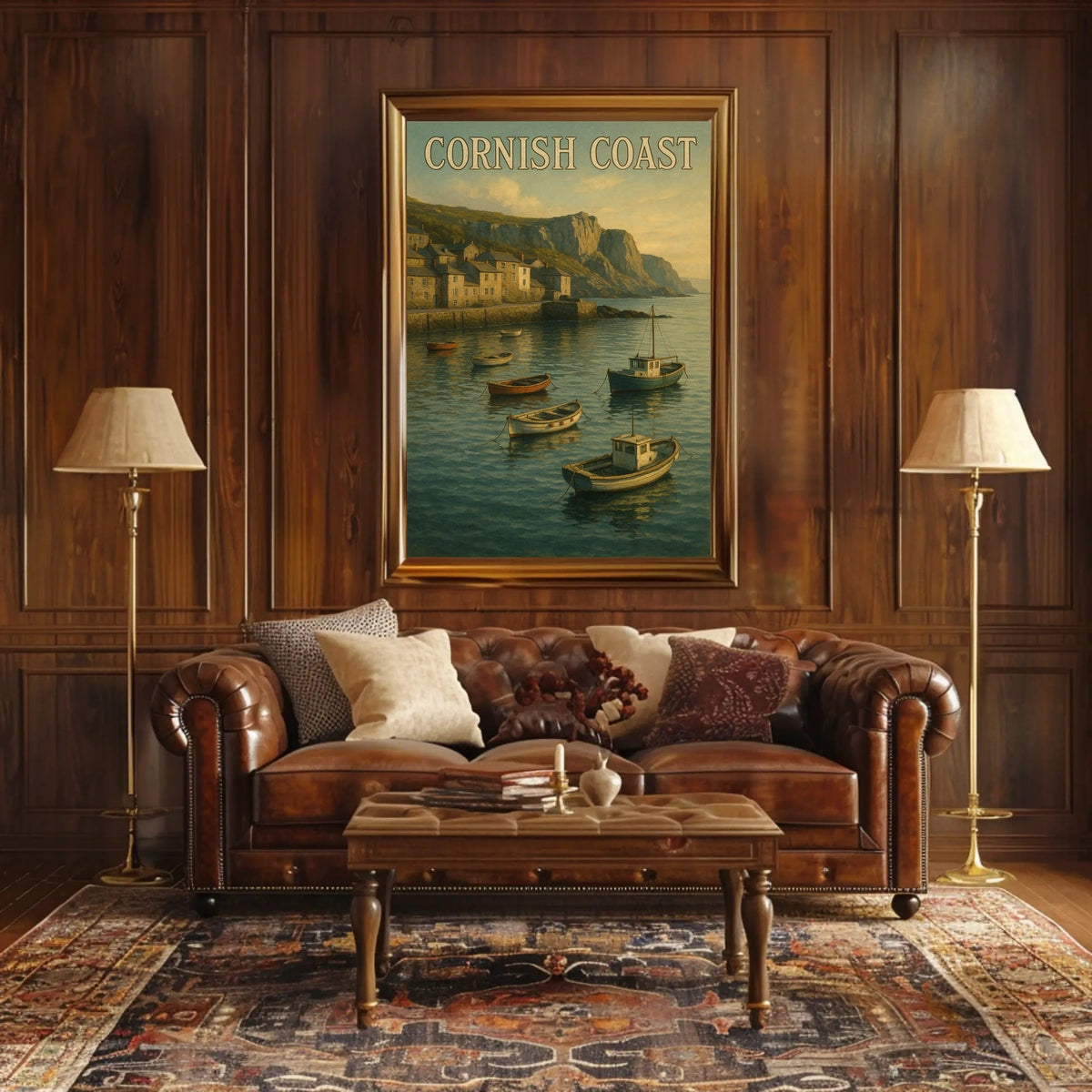 Cornish Coast Poster