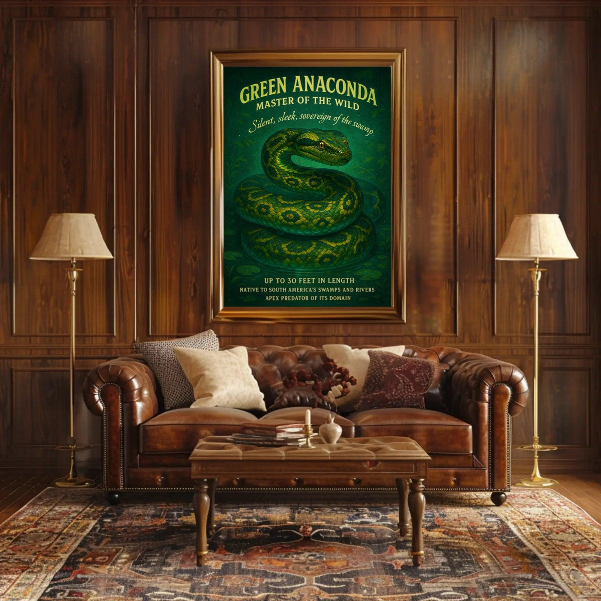 Green Anaconda Master of the Wild Poster