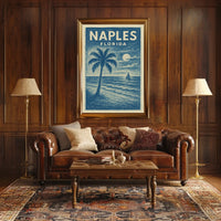 Naples Florida Coastal Serenity Poster Wall Art Decor