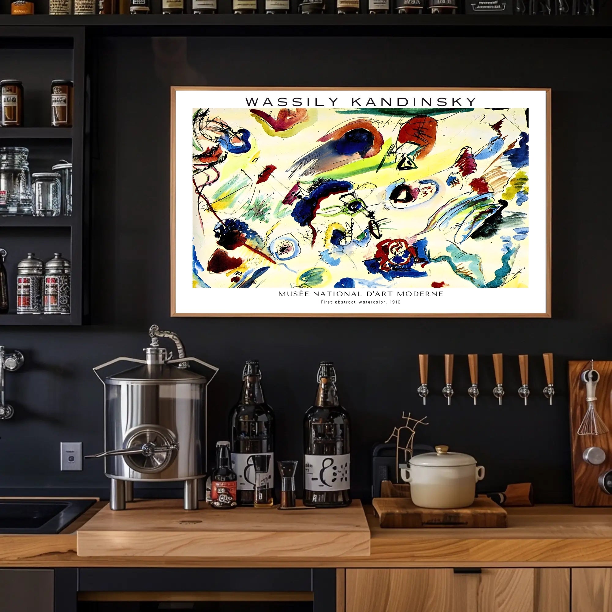 Wassily Kandinsky First Abstract Watercolor Poster