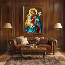 Saintly Iconography Poster