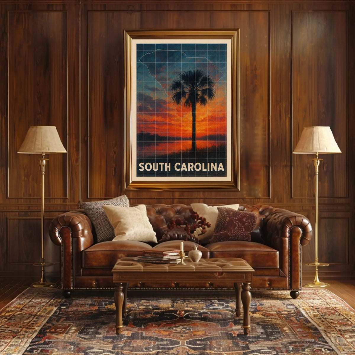 South Carolina Sunset Poster