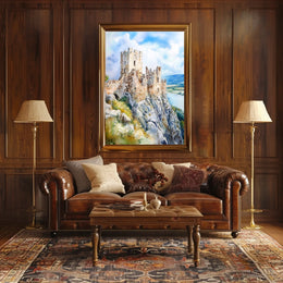 Slovakia Devin Castle Ruins Scenic View Wall Decor Poster