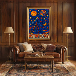 Astronomy Art Poster