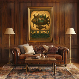 California The Golden State Poster