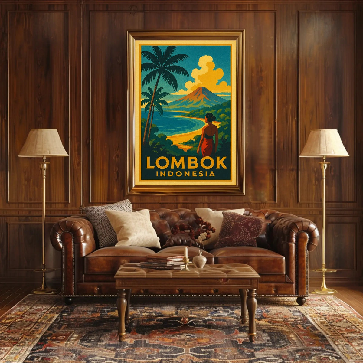 Lombok, Indonesia Poster