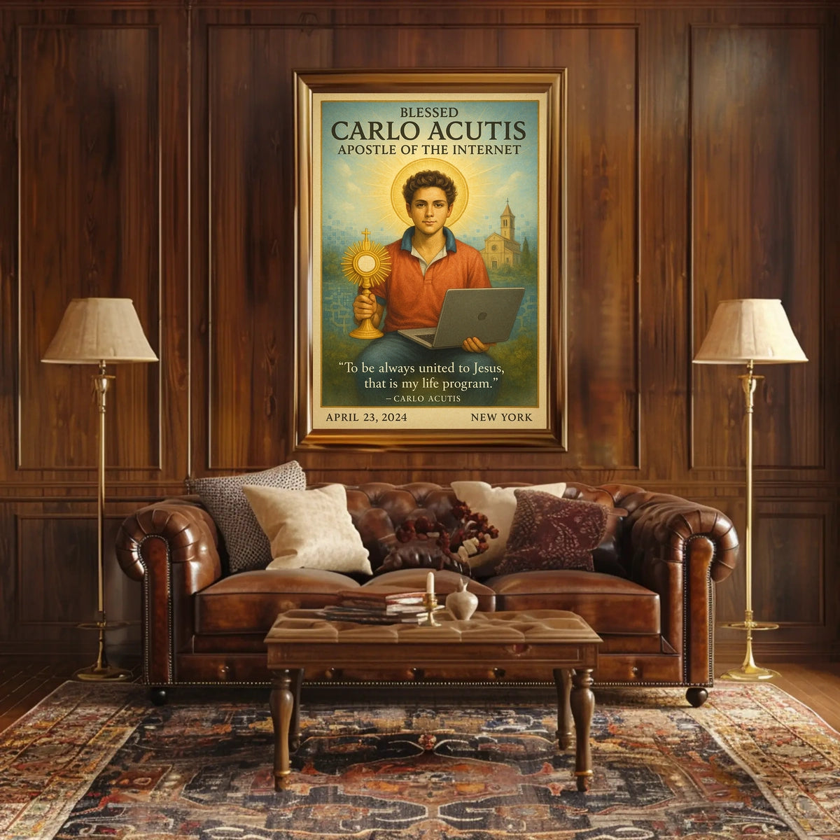 Carlo Acutis Apostle of the Internet Poster