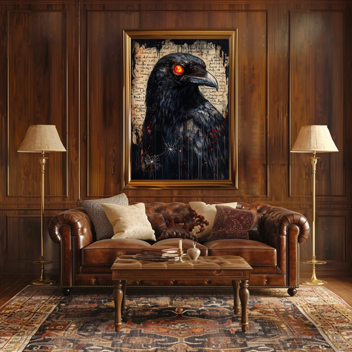 Mystical Raven Artwork for Animal Poster