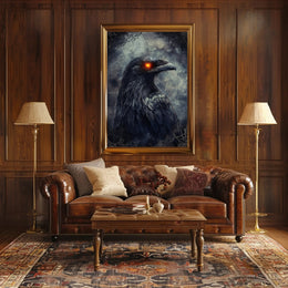The Enigmatic Raven Poster