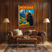 Montana Wilderness Poster