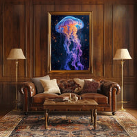Ethereal Jellyfish Poster