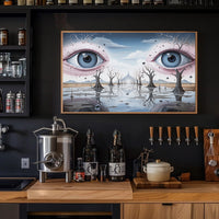 Surrealistic Eyescape Dreamscape Wall Art - Abstract or Artistic Poster