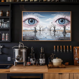 Surrealistic Eyescape Dreamscape Wall Art - Abstract or Artistic Poster