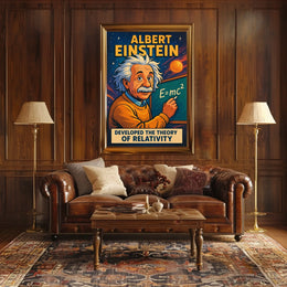 Albert Einstein Theory Of Relativity Poster
