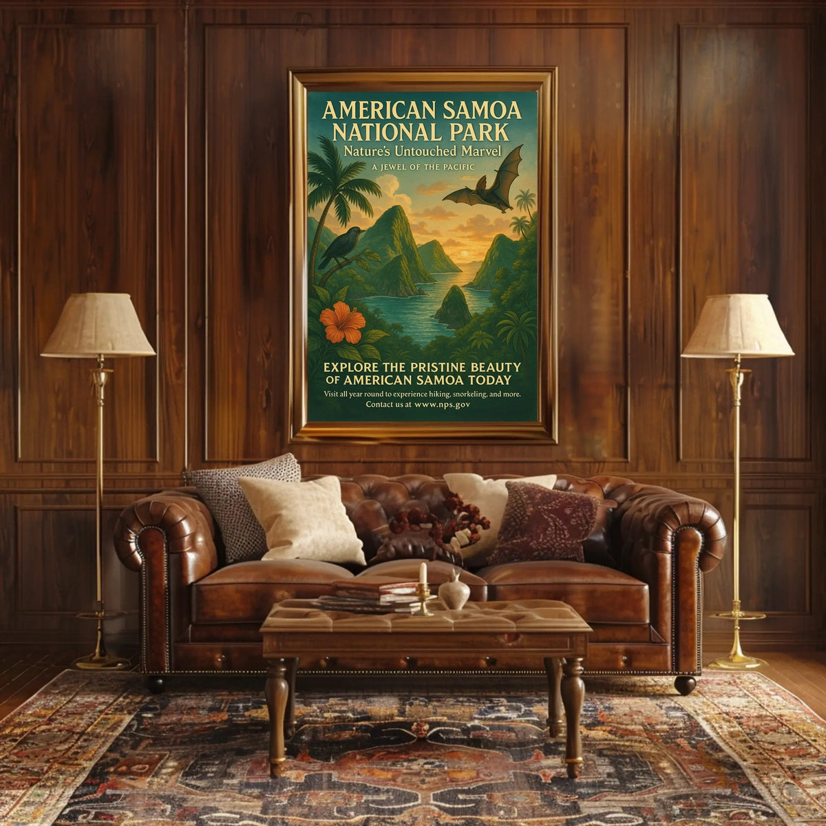 American Samoa National Park Natural Haven Poster