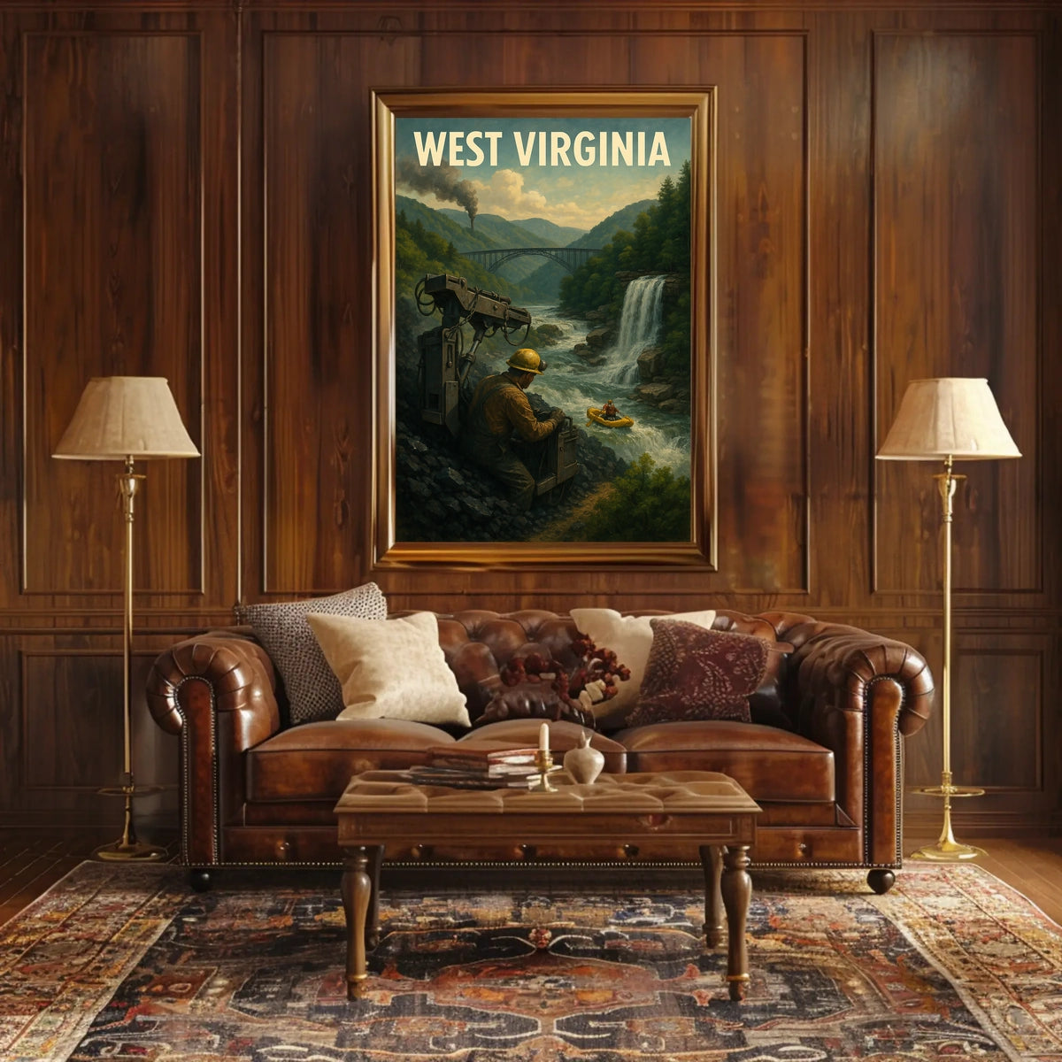 West Virginia Landscape Poster