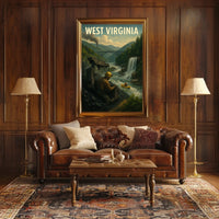 West Virginia Landscape Poster