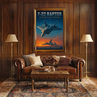 F-22 Raptor The Future Of Aerial Poster