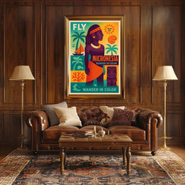 Wander in Color Micronesia Poster