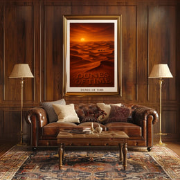 Dunes of Time: Scenic Adventure Travel Poster