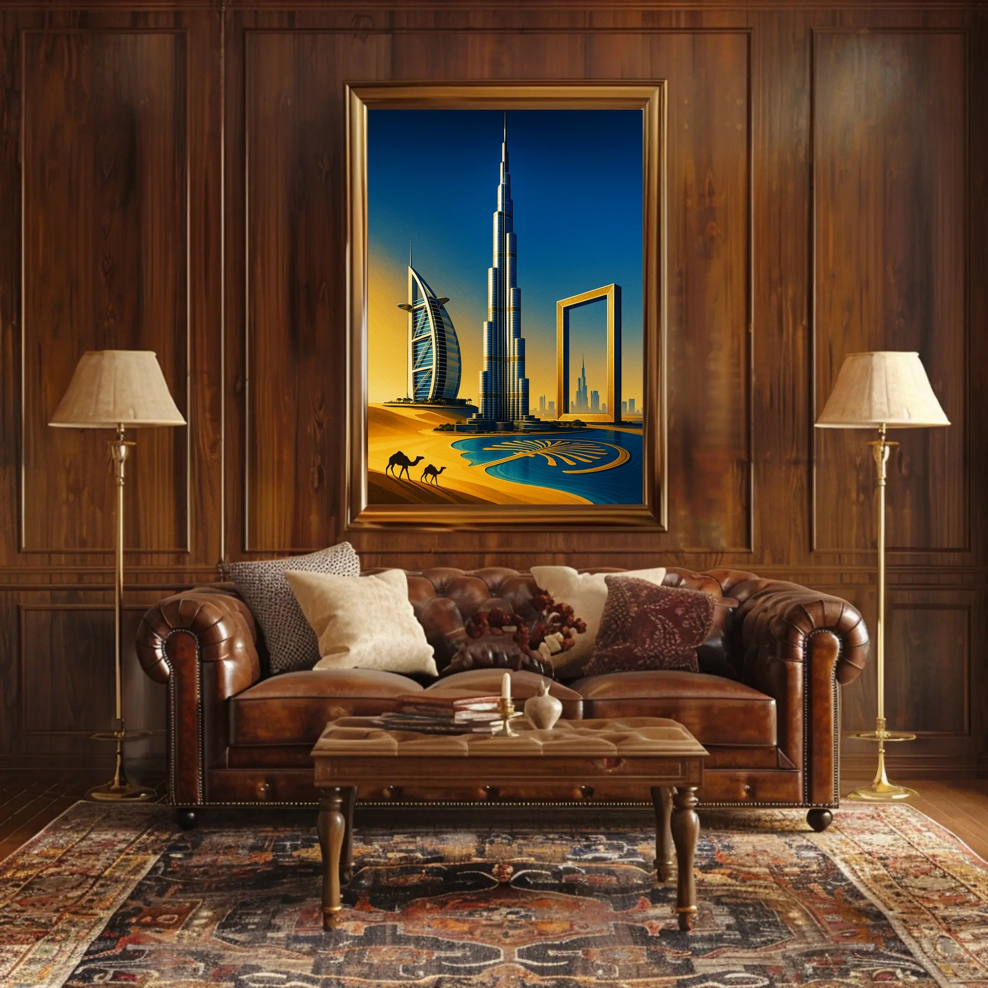 Dubai's Iconic Skyline Poster