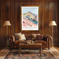 Rainbow Mountain Poster PosterGoat