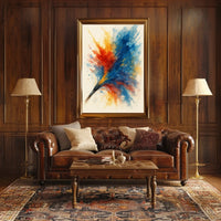 Colorful Brushstroke Explosion Poster