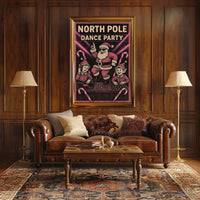 North Pole Dance Party Poster