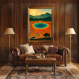 Yellowstone Serenity Poster