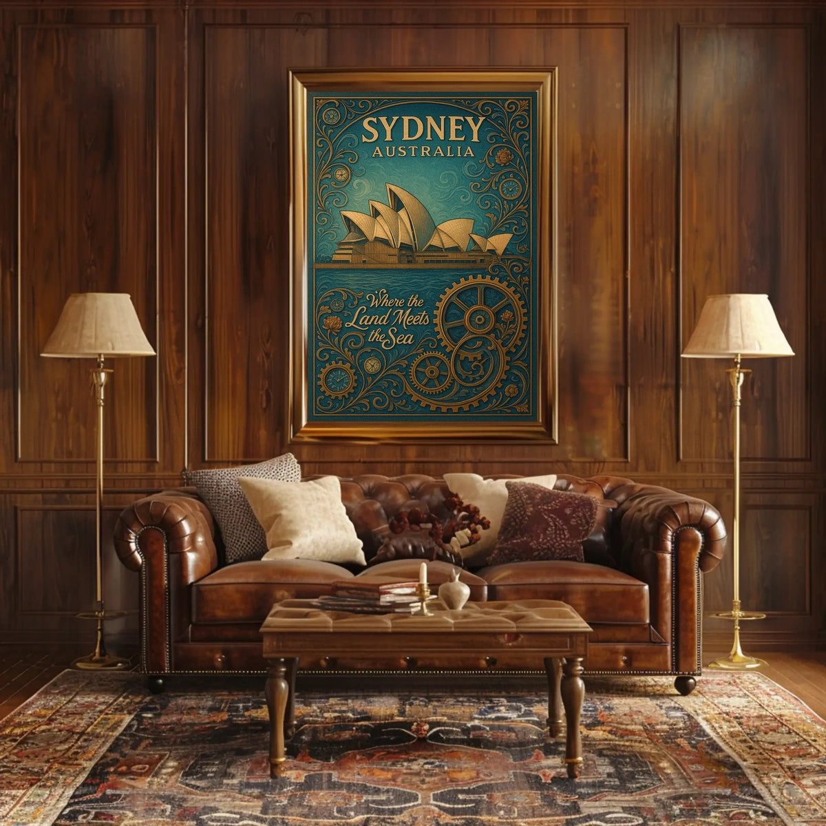 Sydney, Australia Where the Land Meets the Sea Poster