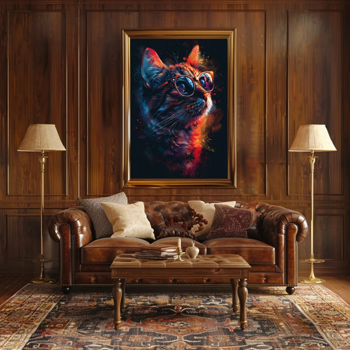 Cool Cat Vibes Poster