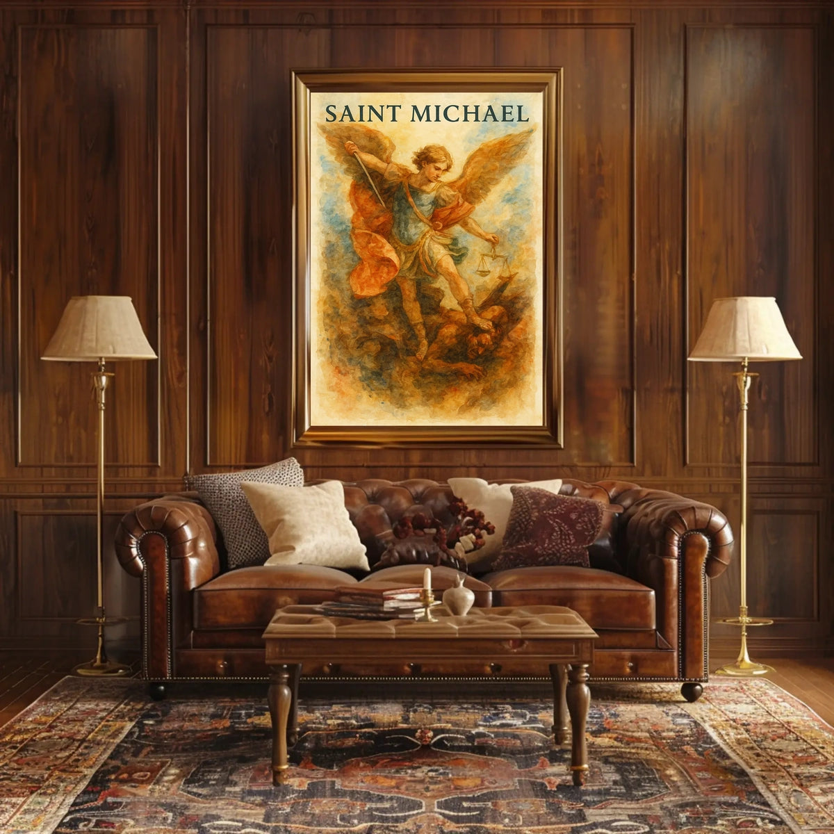 Saint Michael Icon Poster