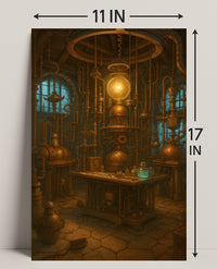 Steampunk Laboratory Adventure - Fantasy or Mythology Poster