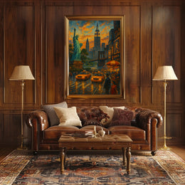 New York City Dreamscape Poster For Urban Art Lovers