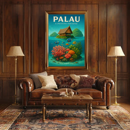 Palau A Pristine Paradise Poster