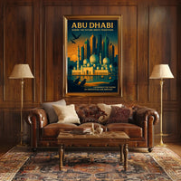 Abu Dhabi Harmony Future Meets Tradition Poster