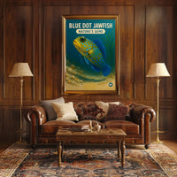 Blue Dot Jawfish NatureS Gems Poster