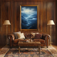 Mystical Mountain Valley Poster