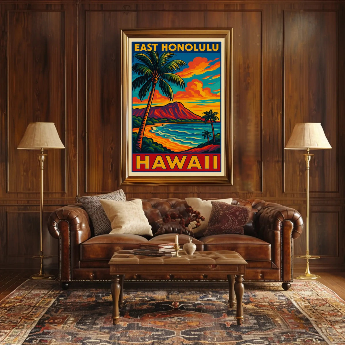 East Honolulu, Hawaii Poster