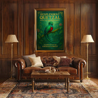 Resplendent Quetzal Guardian of the Emerald Forest Poster