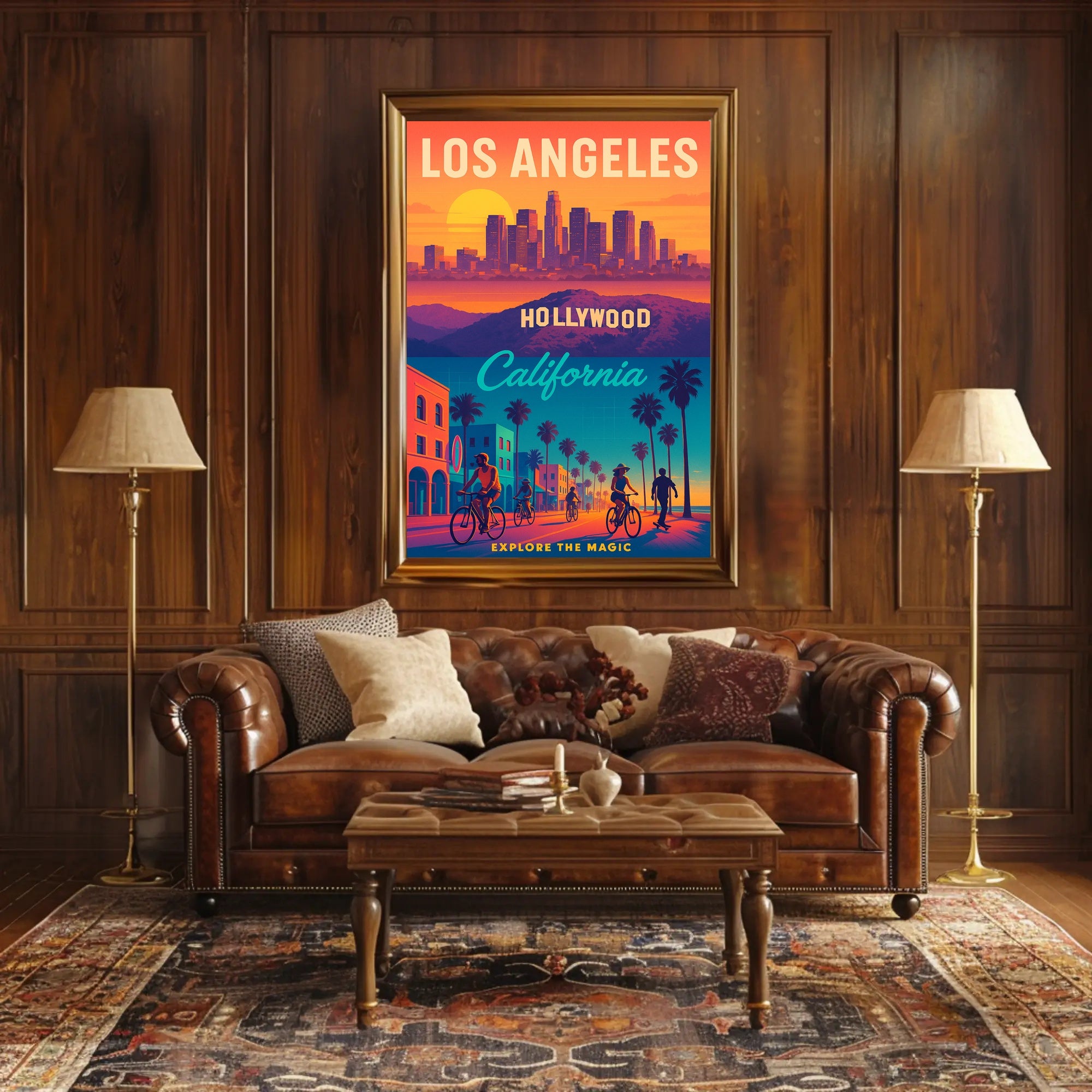 Explore the Magic of Los Angeles Poster PosterGoat