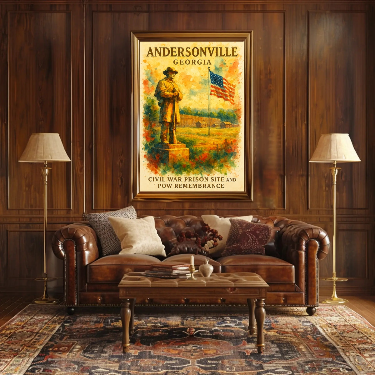 Andersonville Civil War Site Poster