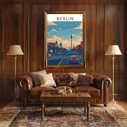 Berlin Cityscape Poster