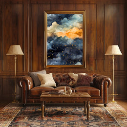 Dreamy Celestial Night Sky: Space or Astronomy Poster