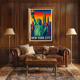 New York City Skyline Poster