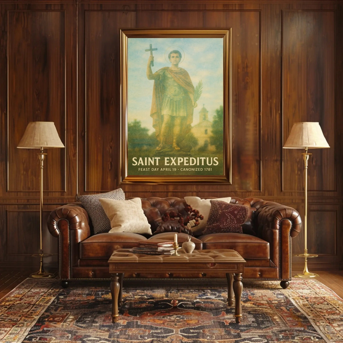 Saint Expeditus Feast Day April 19 Poster