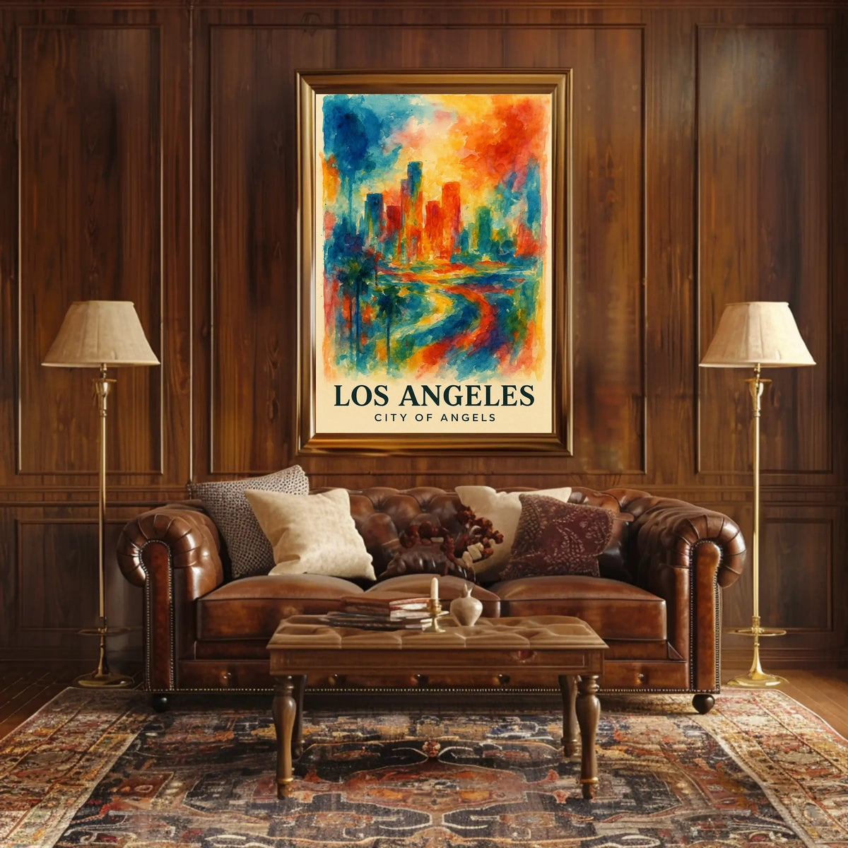 Los Angeles City Of Angels Poster