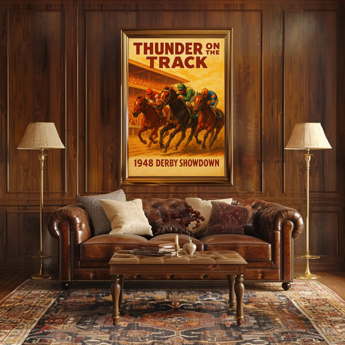 Thunder On The Track Poster